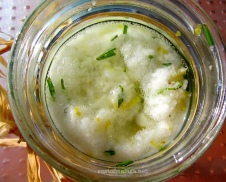 Lemon and Rosemary Salt Scrub