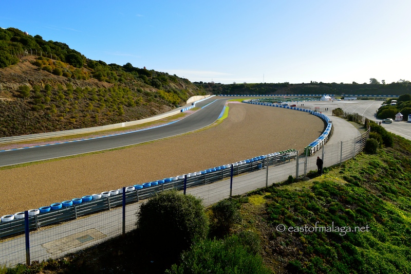 View of the track at Jerez, Spain
