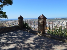 Gorgeous view from the Mirador at La Fortaleza, across Vélez-Málaga