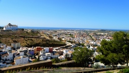View from La Fortaleza, Velez-Malaga, towards Torre del Mar
